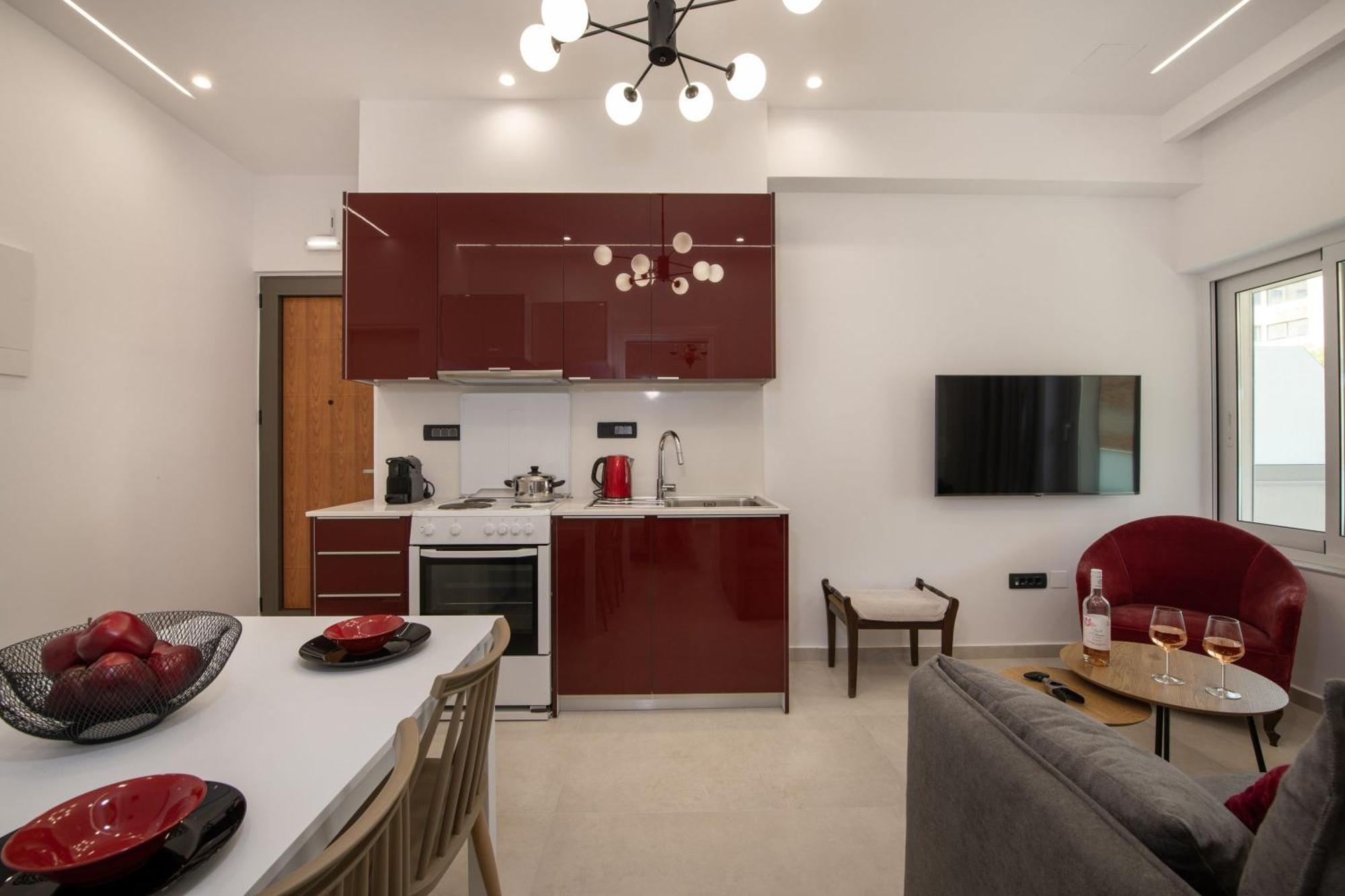 Cherry Central Luxury Suites Hanya Dış mekan fotoğraf
